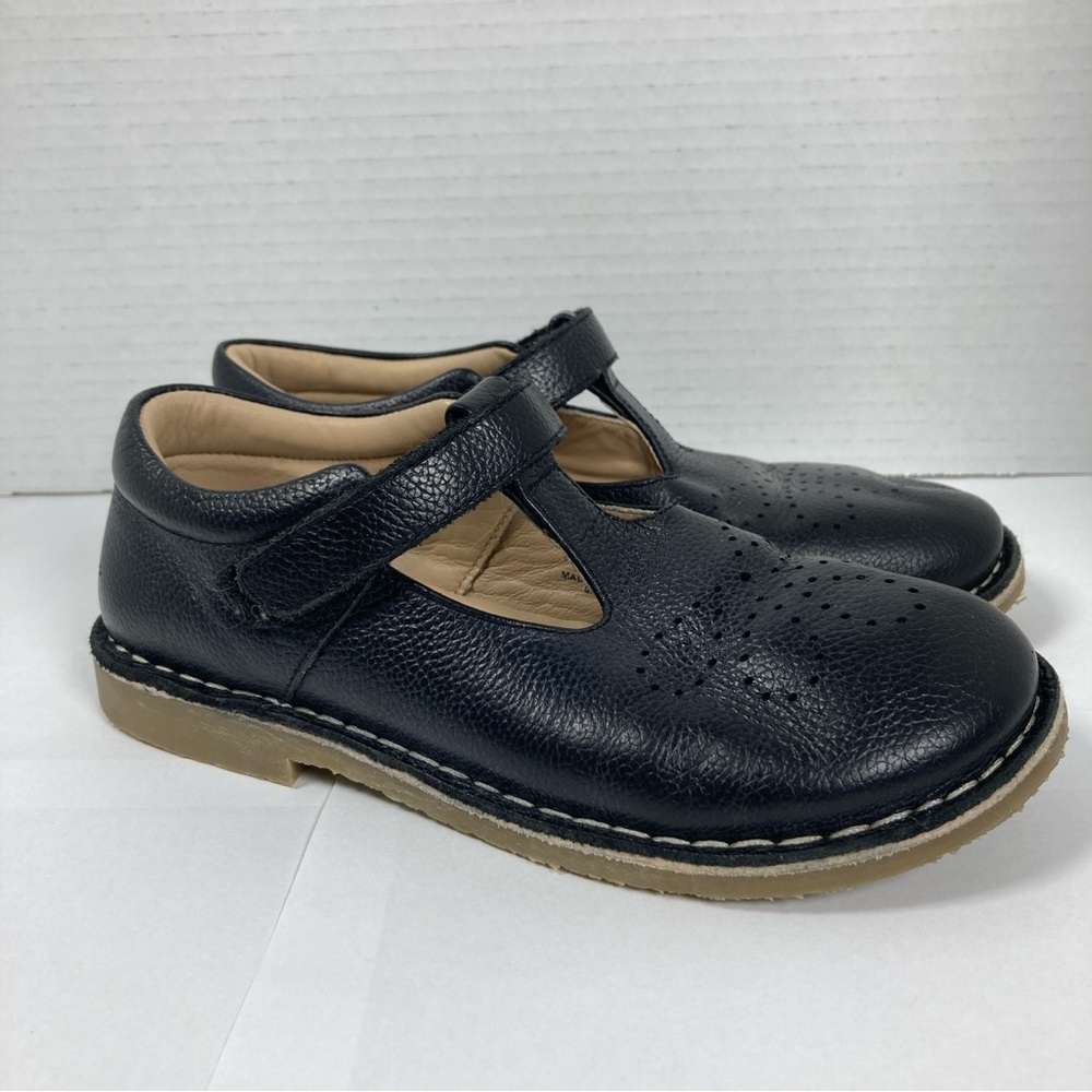 Mini Boden Toddler Kids Size 13 T-Bar Flats Maryjane’s Black School